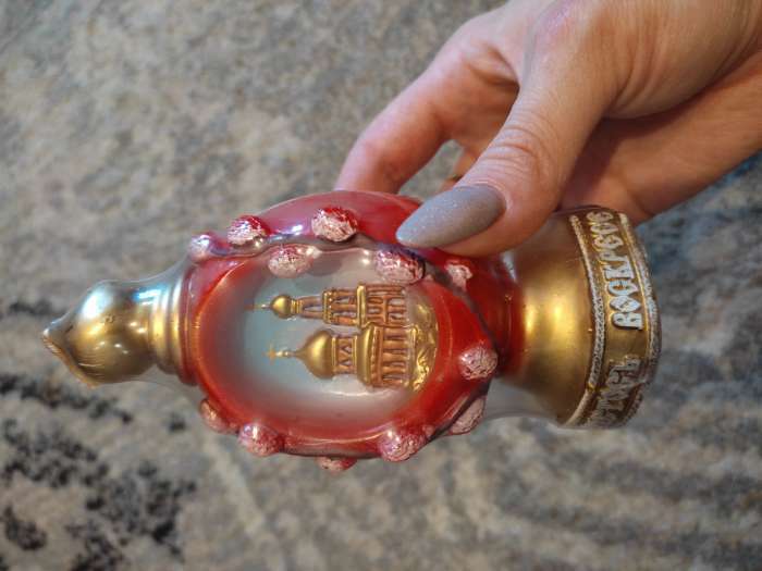 Фотография покупателя товара Декоративная свеча «Пасхальное яйцо с храмом»»