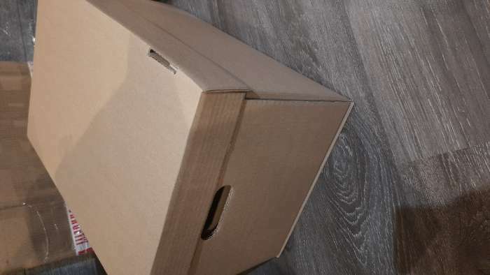 Фотография покупателя товара Коробка для хранения, бурая, 48 х 32,5 х 29,5 см - Фото 9