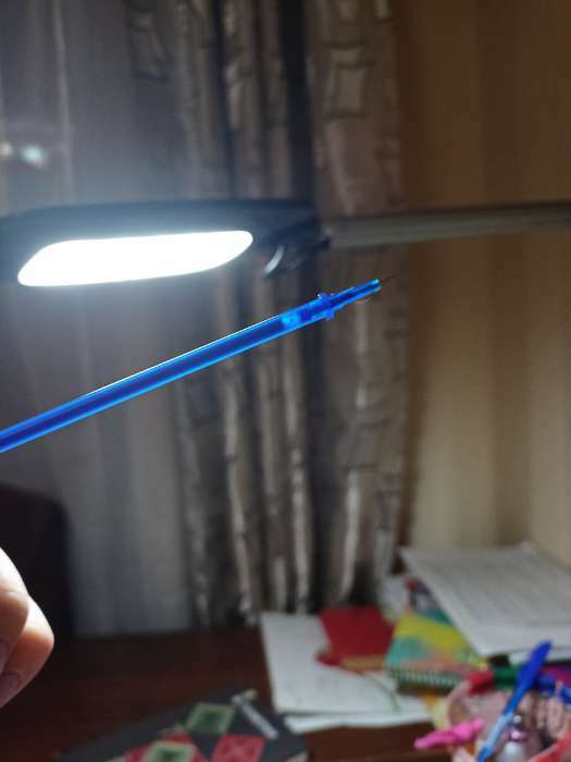 Фотография покупателя товара Набор ручка гелевая со стираемыми чернилами, пишущий узел 0.5 мм, чернила синие+9 синих стержней - Фото 65