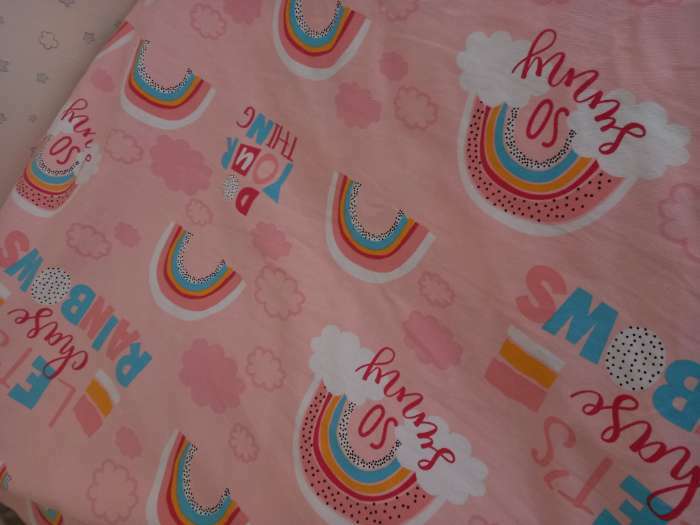 Фотография покупателя товара Покрывало детское Этель 1,5 сп "Pink Rainbow", 145х210 см, 100% хлопок