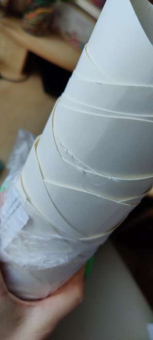 Фотография покупателя товара Упаковка для картофеля фри, белая, 11 х 8 х 6 см - Фото 2