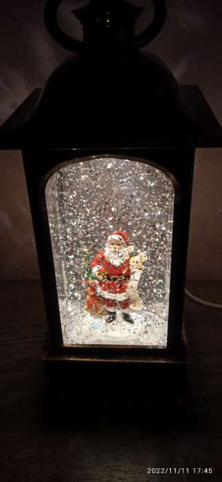 Фотография покупателя товара Светодиодная фигура «Дед Мороз с мешком» 9 × 23 × 9 см, пластик, батарейки ААх3 (не в комплекте), USB, свечение тёплое белое - Фото 1