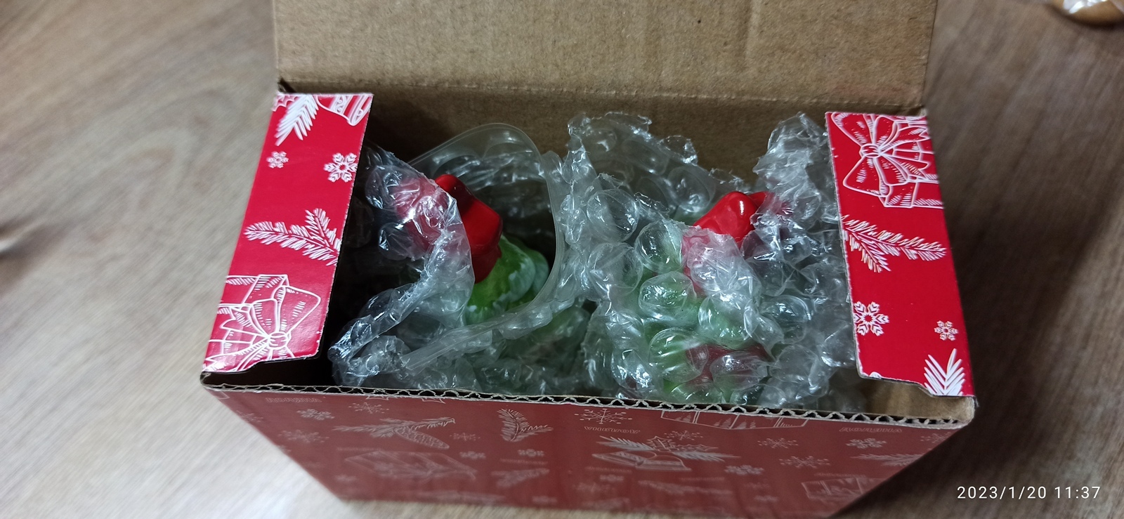 Фотография покупателя товара Набор для специй Доляна «Ёлочка», 2 шт: солонка, перечница, 6×5,5×8,5 см - Фото 2