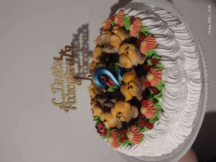 Фотография покупателя товара Свеча в торт "Грань", цифра "3", золотой металлик, 6,5 см - Фото 18