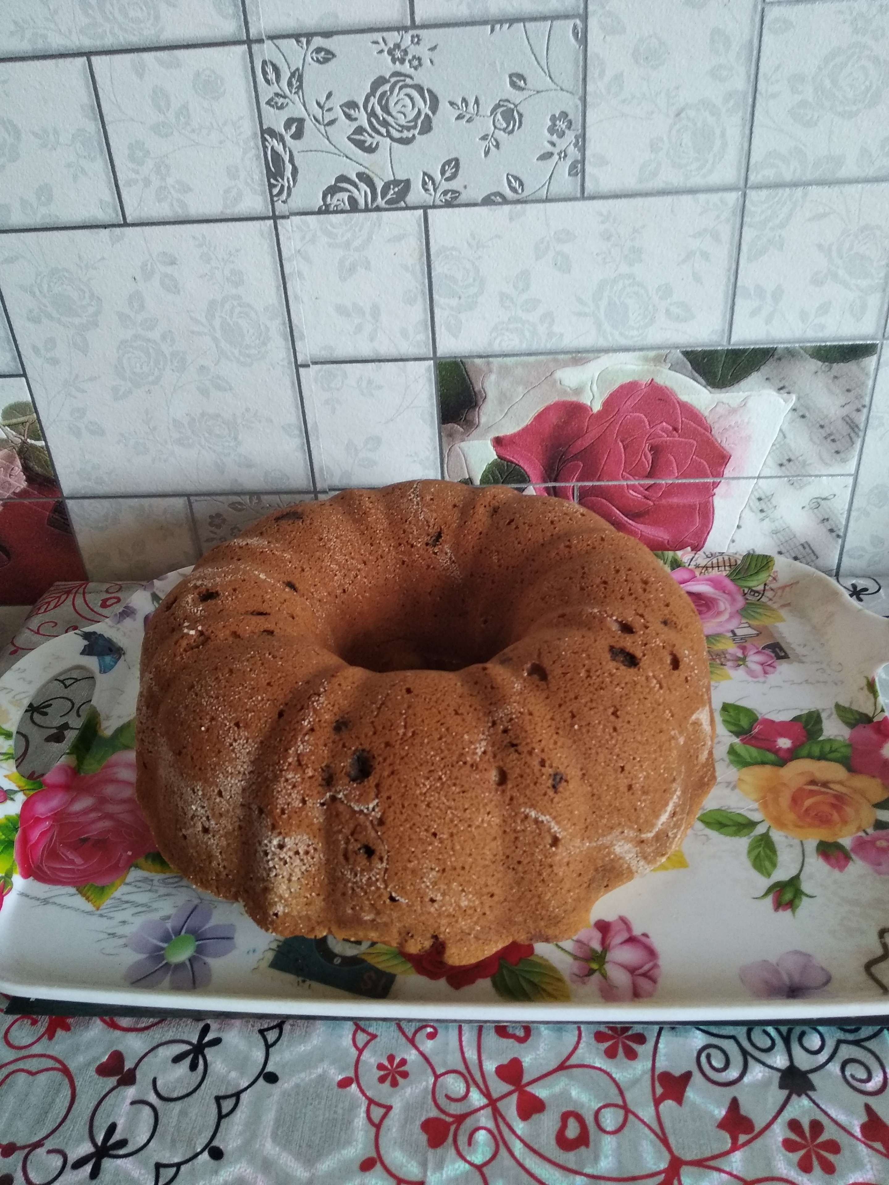 Фотография покупателя товара Форма для выпечки «Немецкий кекс. Ренард», d=23 см, антипригарное покрытие, цвет бордовый