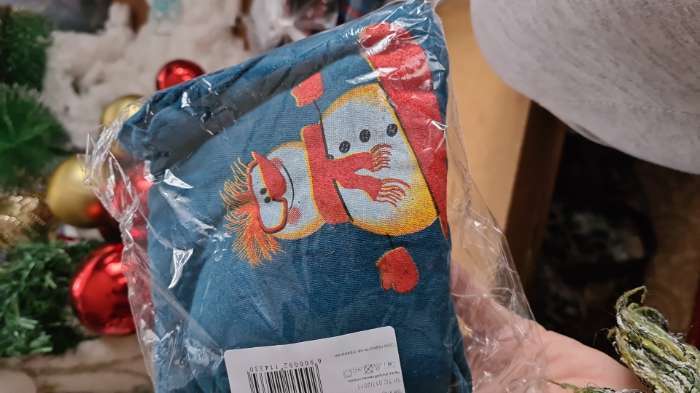 Фотография покупателя товара Трусы мужские свободные Снеговик, цвет тёмно-синий, размер 56 (3XL)