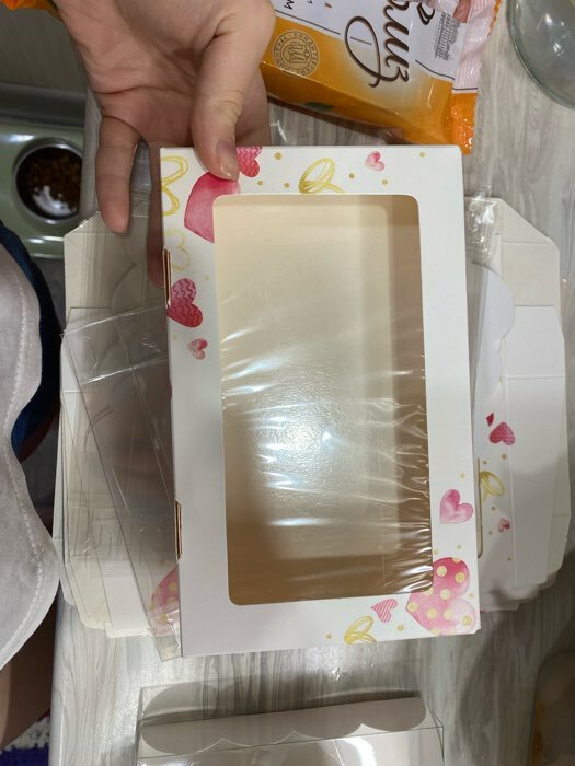 Фотография покупателя товара Кондитерская упаковка, коробка с ламинацией «Для любимых», 20 х 12 х 4 см