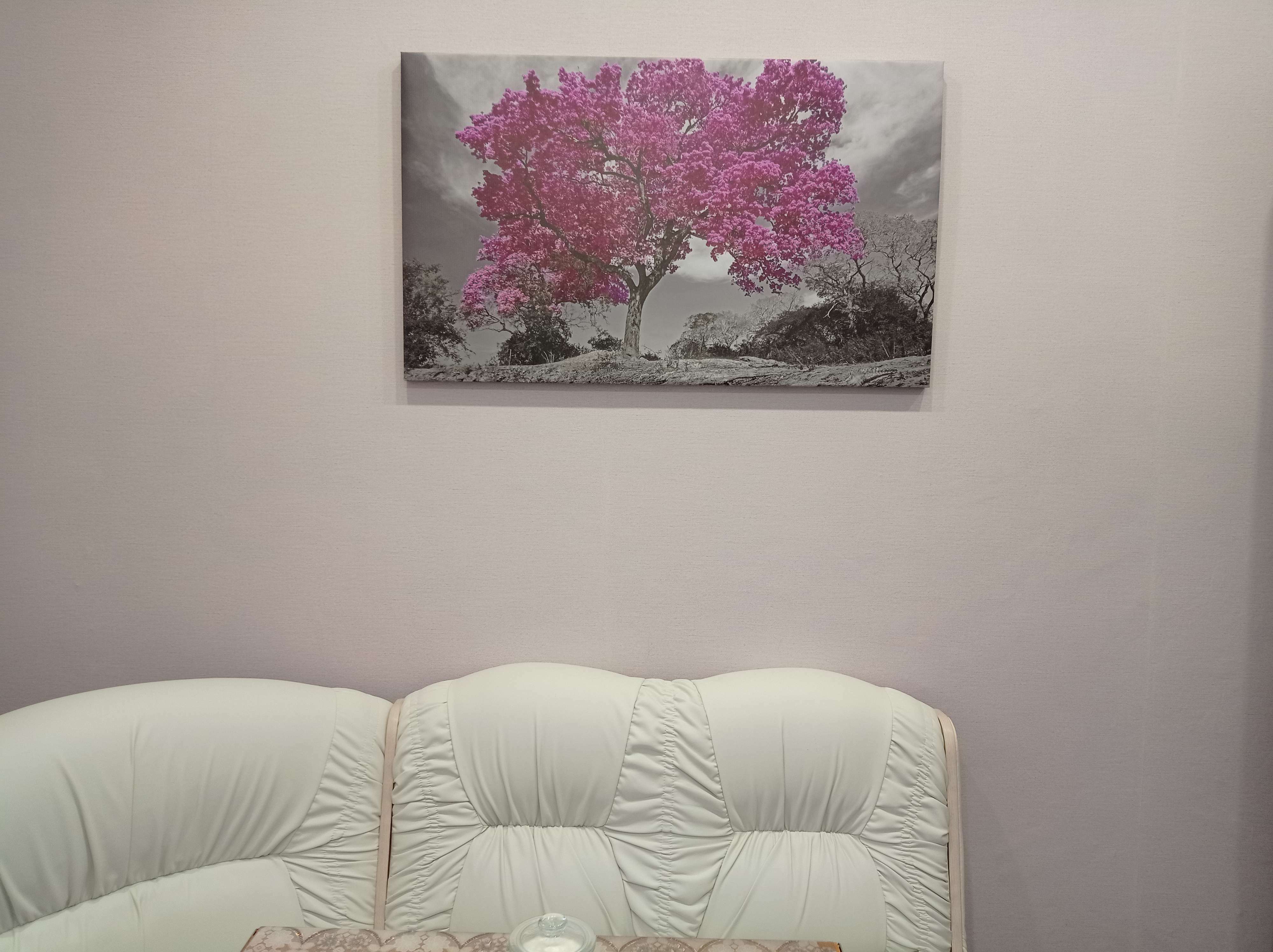Фотография покупателя товара Картина на холсте "Цветущее дерево" 60*100 см - Фото 1