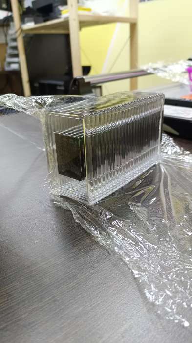 Фотография покупателя товара Заготовка акрилового магнита 5х7,5 см прозрачный (набор 2 детали+пакет)