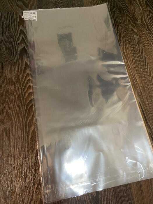 Фотография покупателя товара Пленка для декора и флористики, прозрачная в листах, 67×67±5%см 50 мкм - Фото 3