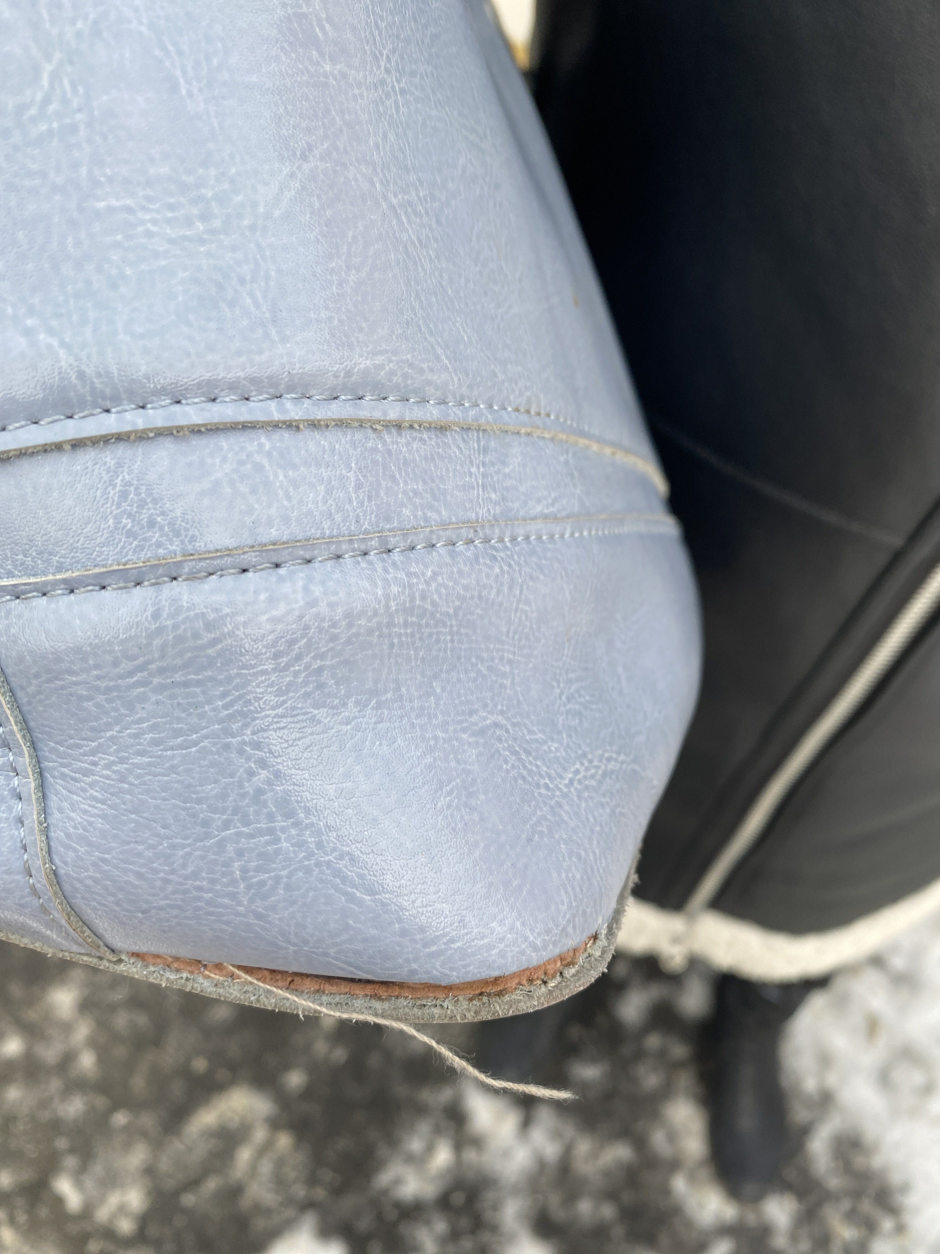 Фотография покупателя товара Сумка женская, отдел с перегородкой, наружный карман, длинный ремень, цвет голубой - Фото 1