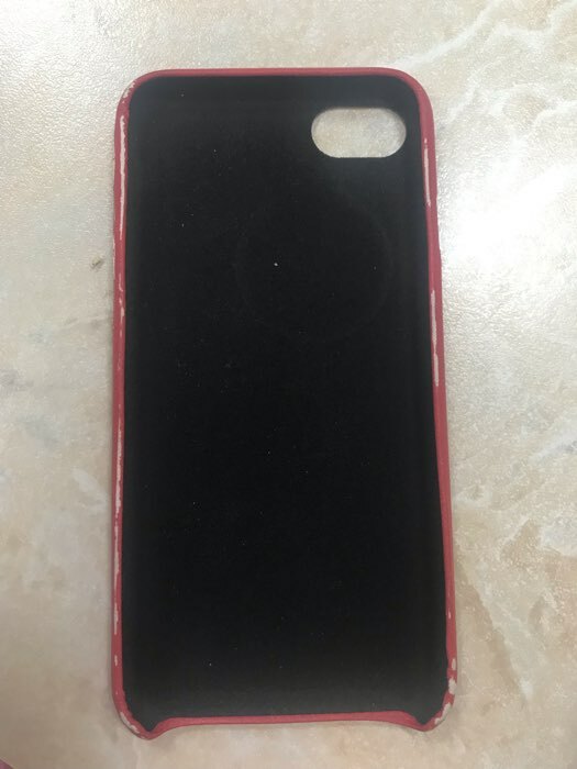 Фотография покупателя товара Чехол LuazON для iPhone 7/8/SE (2020), с отсеком под карты, кожзам, красный - Фото 6