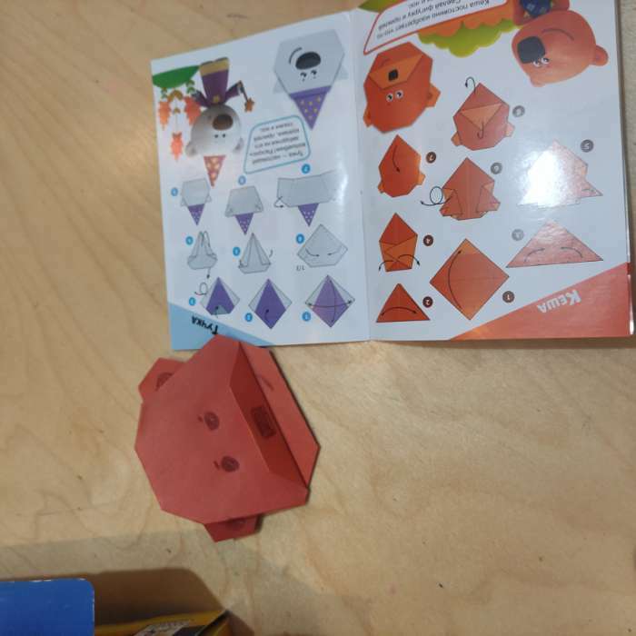 Фотография покупателя товара Набор для творчества «Оригами» Ми-Ми-Мишки - Фото 1