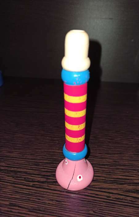 Фотография покупателя товара Музыкальная игрушка «Дудочка на веревочке», высокая, цвета МИКС - Фото 20