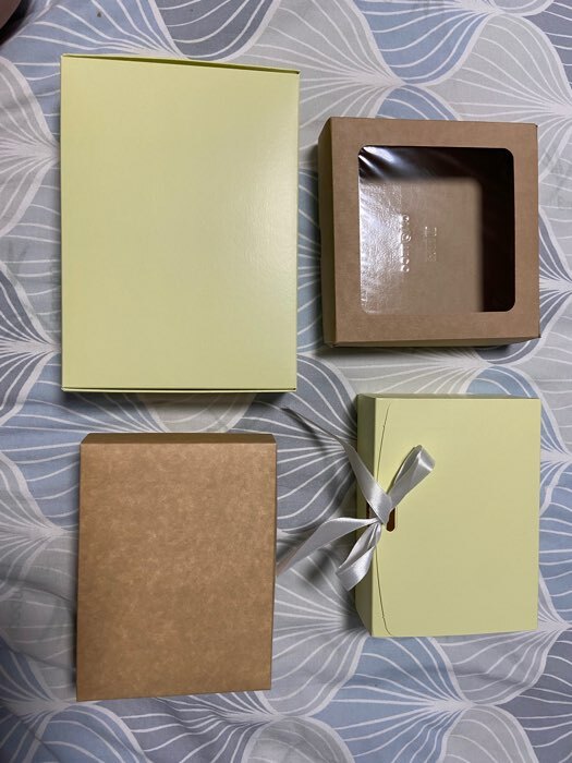 Фотография покупателя товара Коробка подарочная складная, упаковка, крышка - дно, с окном, крафт, 20×20×6 см - Фото 31