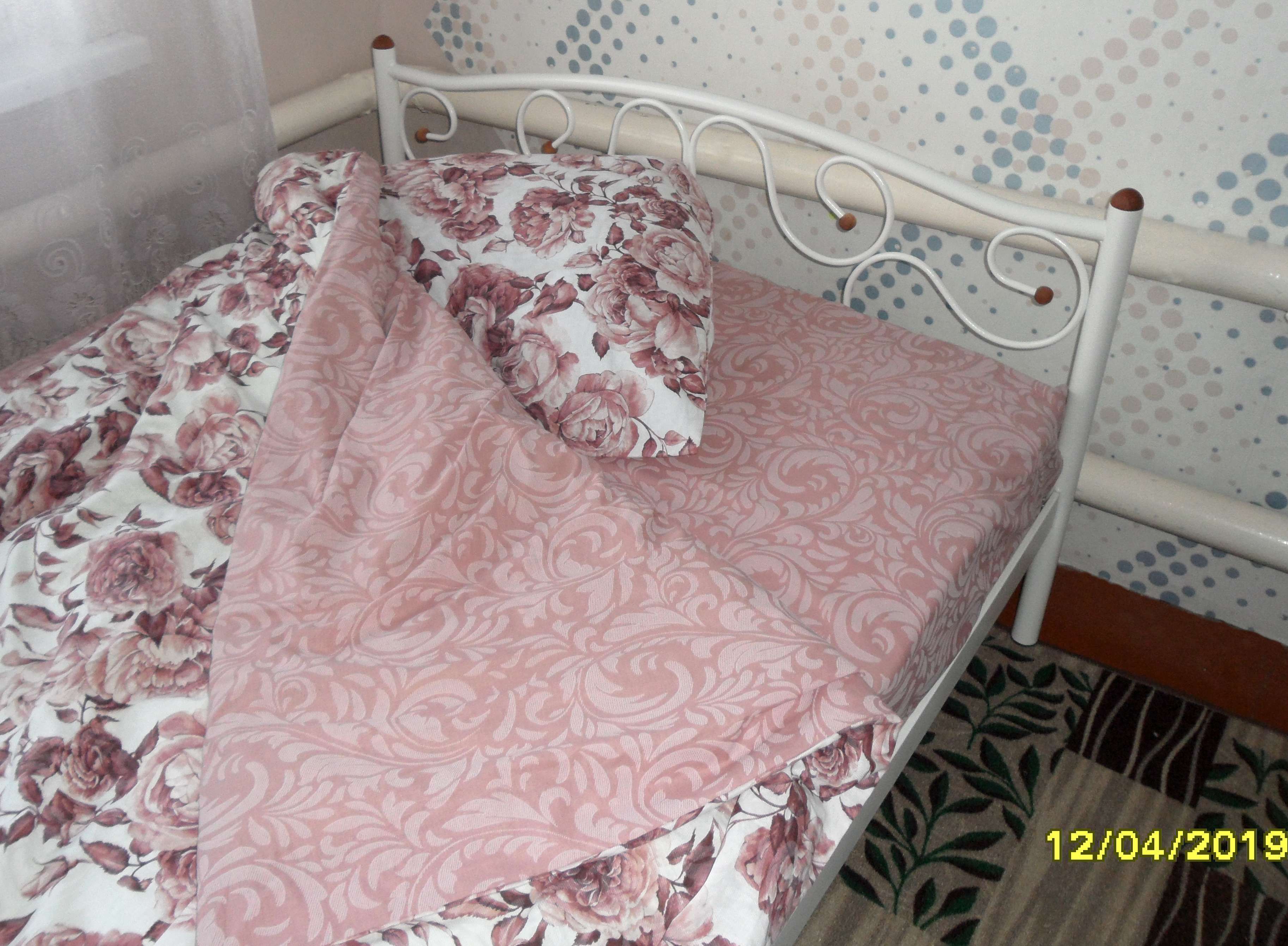 Фотография покупателя товара Кровать «Ангелина Плюс», 1200×2000 мм, металл, цвет белый - Фото 2