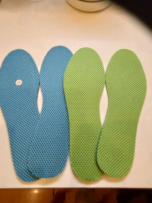 Фотография покупателя товара Стельки для обуви универсальные, антибактериальные, с запахом полыни - Фото 3