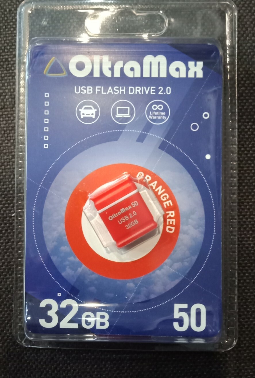Фотография покупателя товара Флешка OltraMax 50, 32 Гб, USB2.0, чт до 15 Мб/с, зап до 8 Мб/с, красная - Фото 1