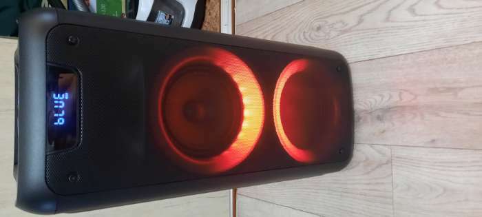 Фотография покупателя товара Портативная караоке система Eltronic Dance Box 100, 40 Вт, BT, SD, AUX, TWS, подсветка - Фото 1