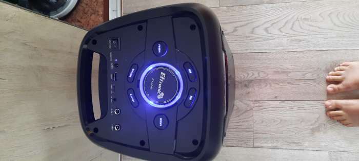Фотография покупателя товара Портативная караоке система Eltronic Dance Box 100, 40 Вт, BT, SD, AUX, TWS, подсветка - Фото 2