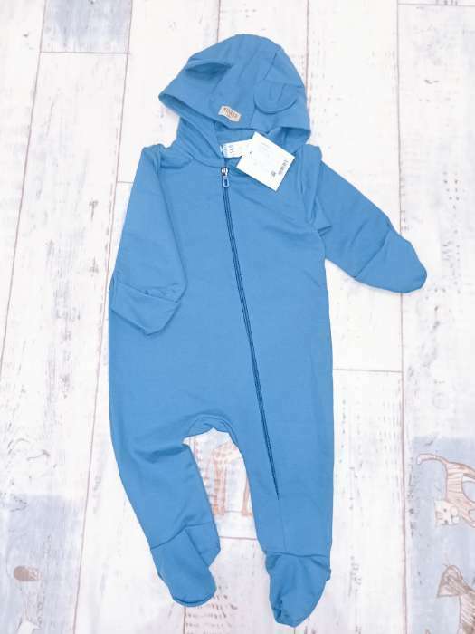 Фотография покупателя товара Комбинезон детский MINAKU, цвет синий, рост 80-86 см - Фото 3