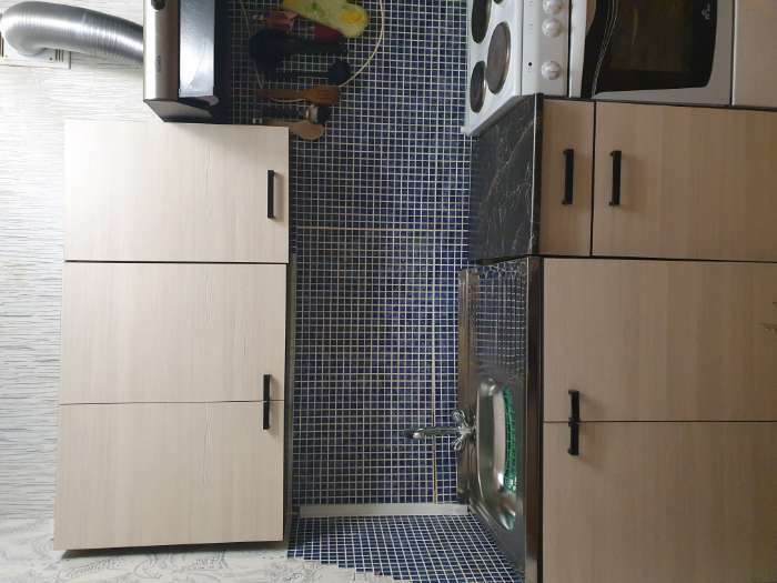 Фотография покупателя товара Кухонный гарнитур Мальва 2000, Венге/Лоредо - Фото 18