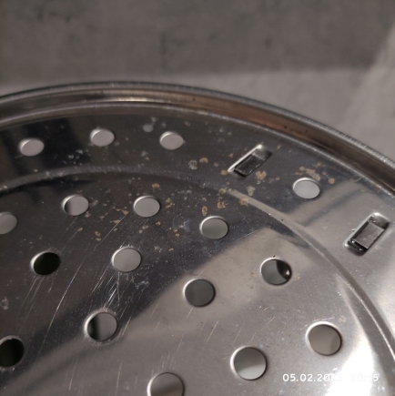 Фотография покупателя товара Пароварка из нержавеющей стали на ножках, d=22 см, цвет серебряный