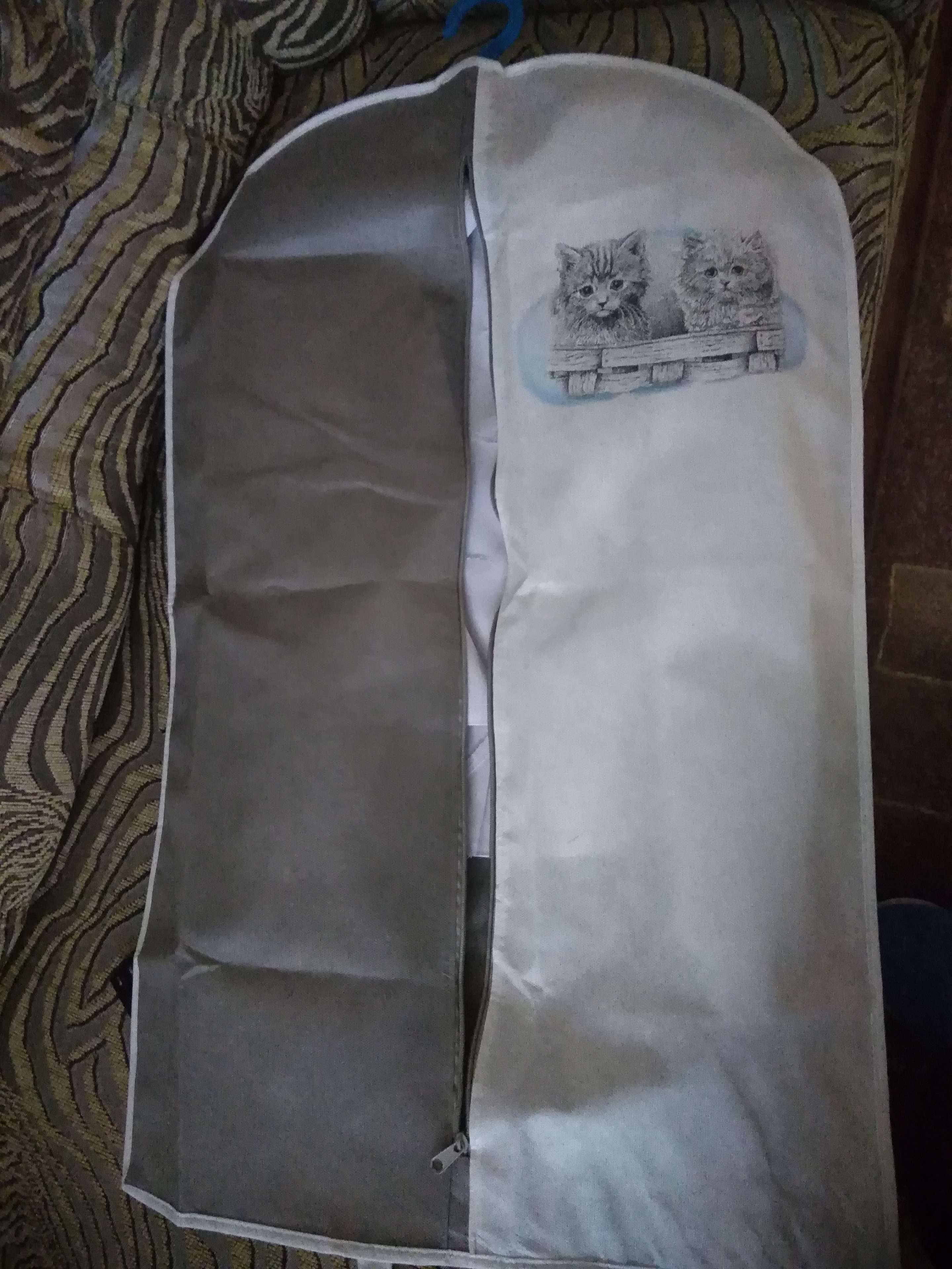 Фотография покупателя товара Чехол для одежды детский, 80×50 см, цвет красный - Фото 1