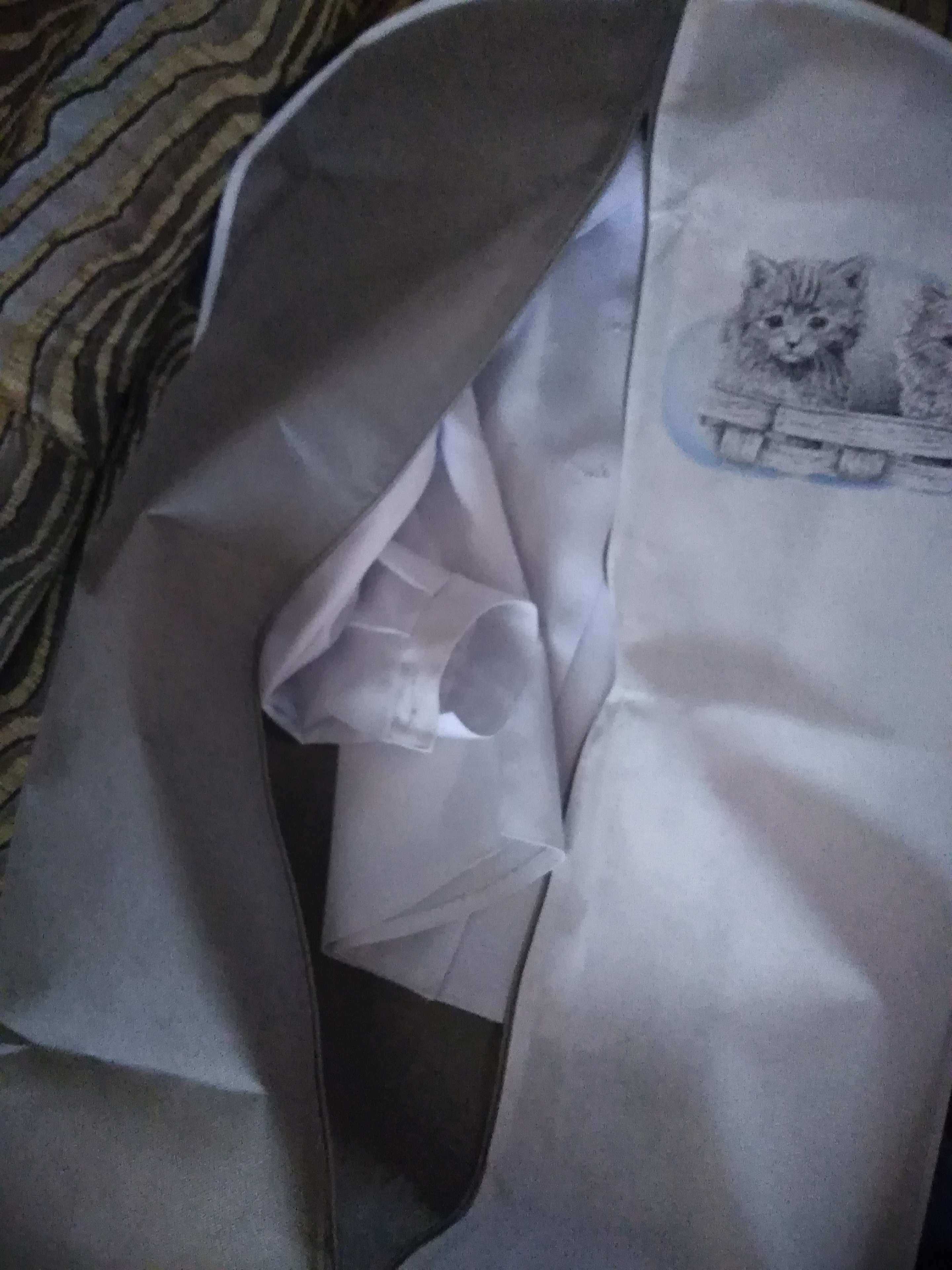 Фотография покупателя товара Чехол для одежды детский, 80×50 см, цвет красный - Фото 2