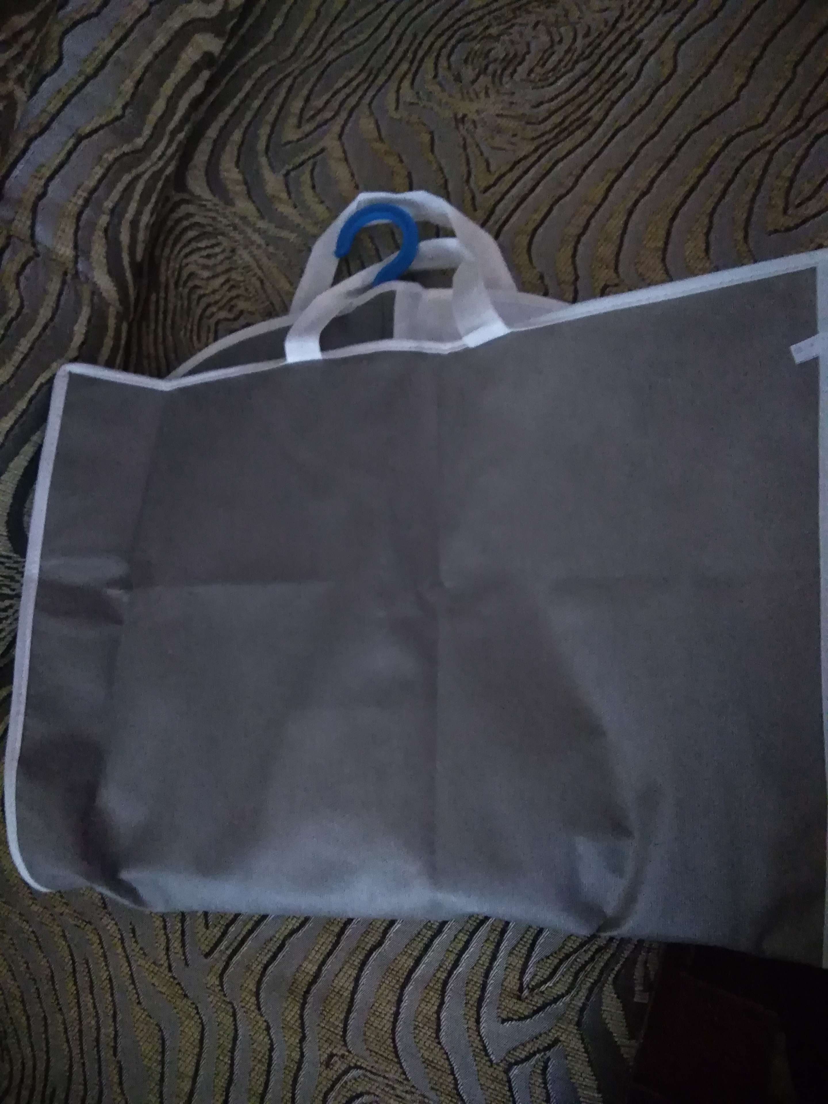 Фотография покупателя товара Чехол для одежды детский, 80×50 см, цвет красный - Фото 3