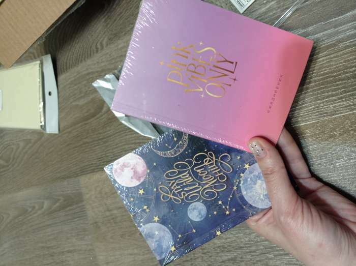Фотография покупателя товара Ежедневник в мягкой обложке А6, 80 листов «Розовый»