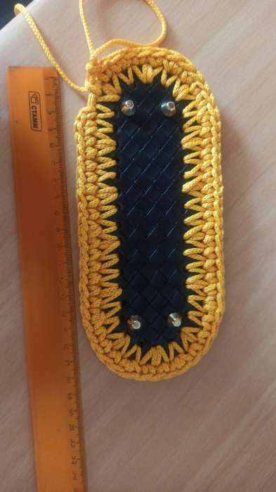 Фотография покупателя товара Шнур для вязания 100% полиэфир 3мм 100м/200±20гр (08-желтый)