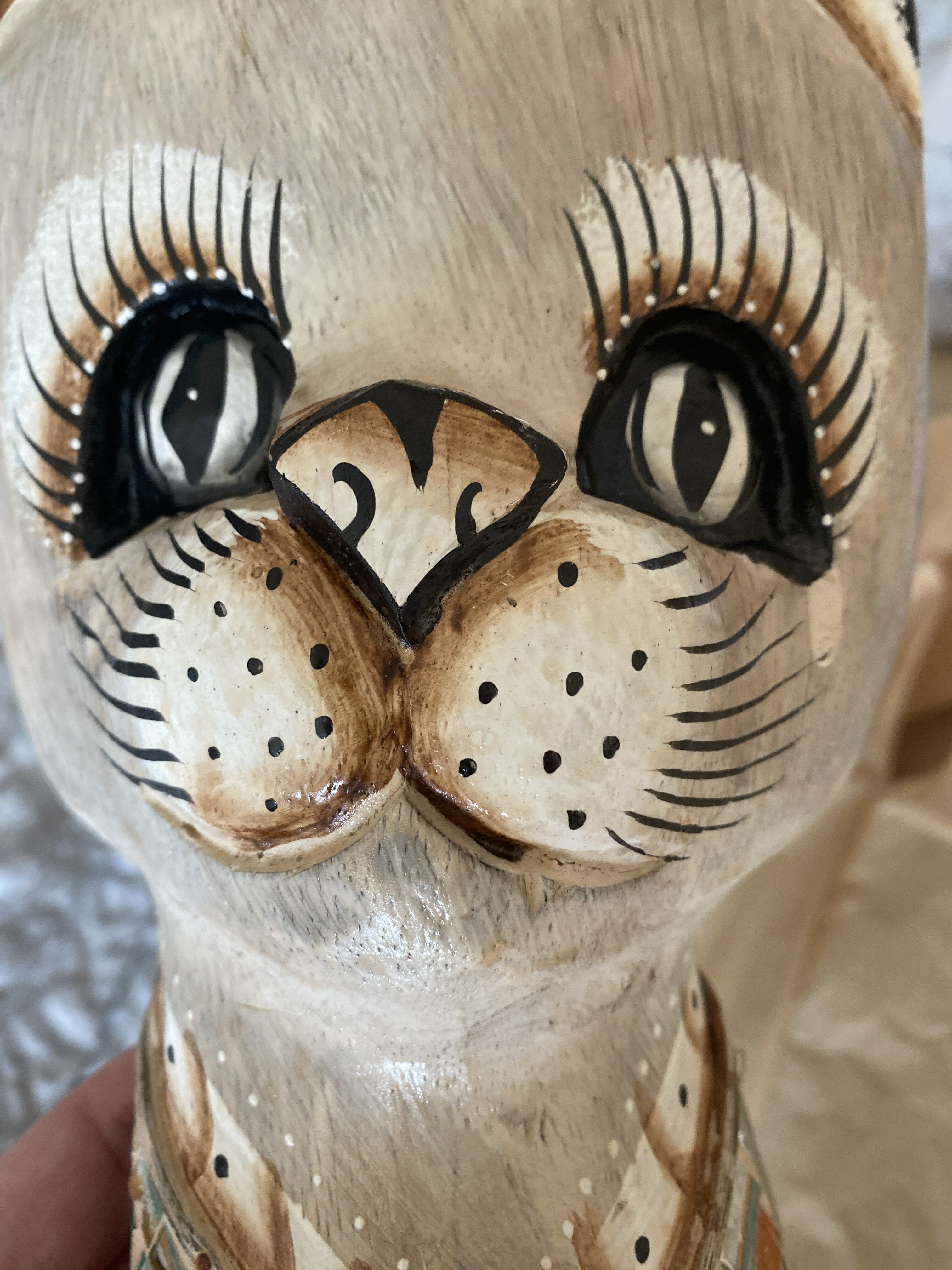 Фотография покупателя товара Сувенир «Кошка в ошейнике с сердечком», 80 см, дерево - Фото 8