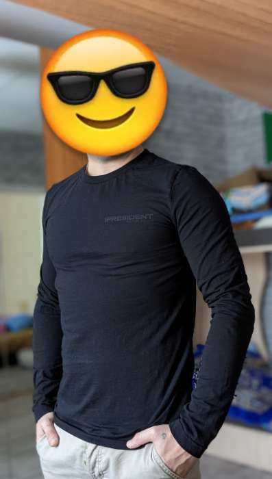 Фотография покупателя товара Лонгслив President, размер S, цвет чёрный