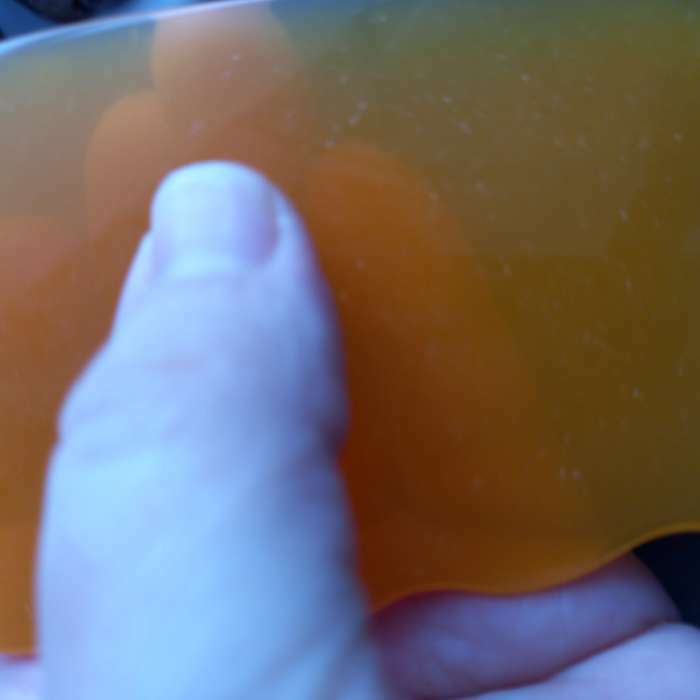 Фотография покупателя товара Массажёр гуаша «Волна», 9,5 × 5,5 см, цвет оранжевый - Фото 1