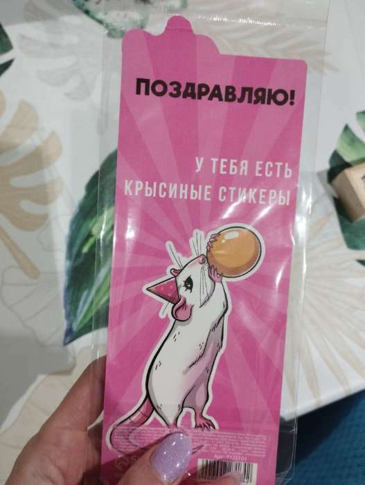 Фотография покупателя товара Набор стикеров закладок "Да, я крыса", 9 шт, 30 л