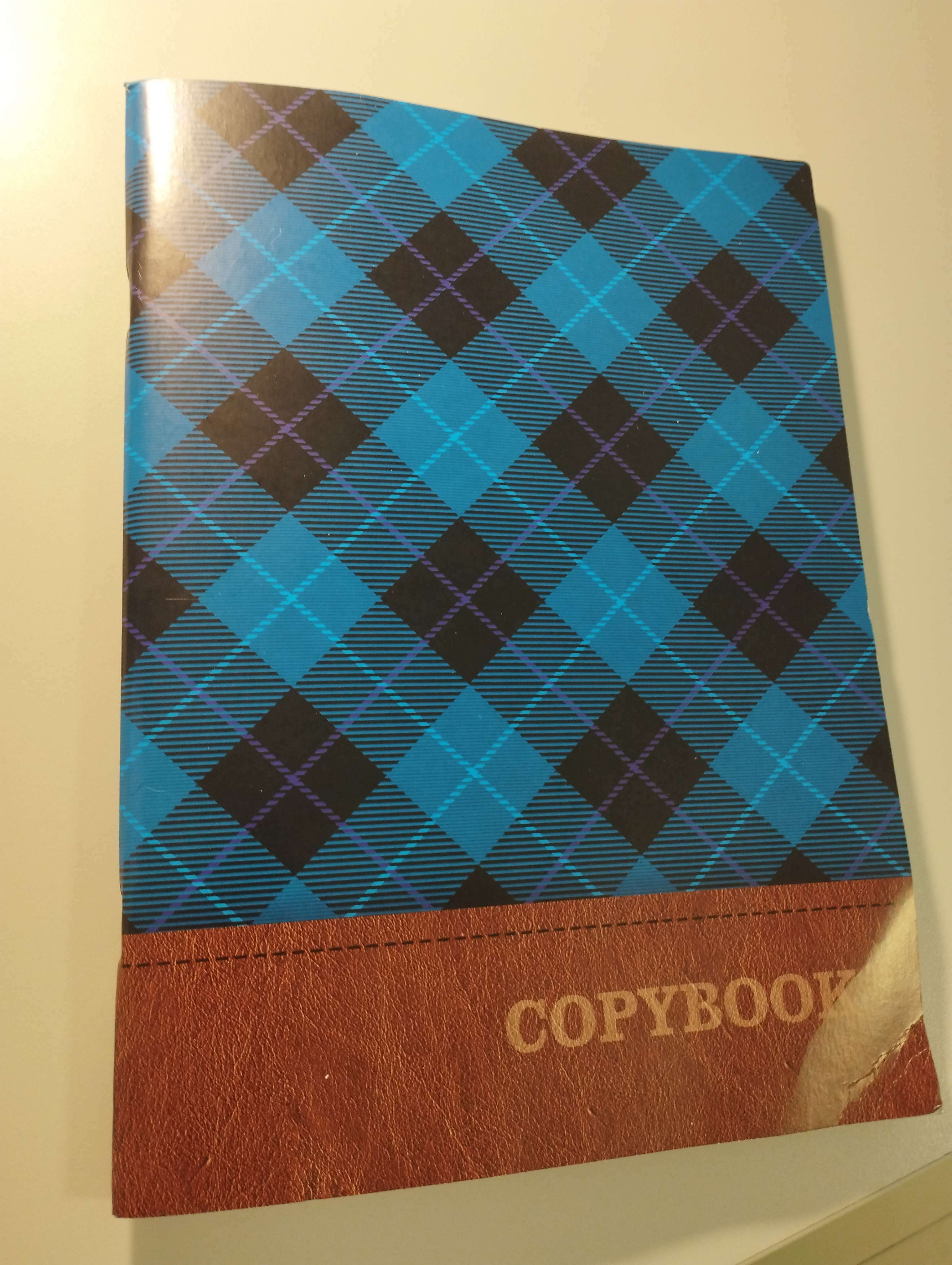 Фотография покупателя товара Тетрадь А4, 96 листов в клетку Calligrata "Синяя шотландка", обложка мелованный картон, блок №2, белизна 75% (серые листы) - Фото 5