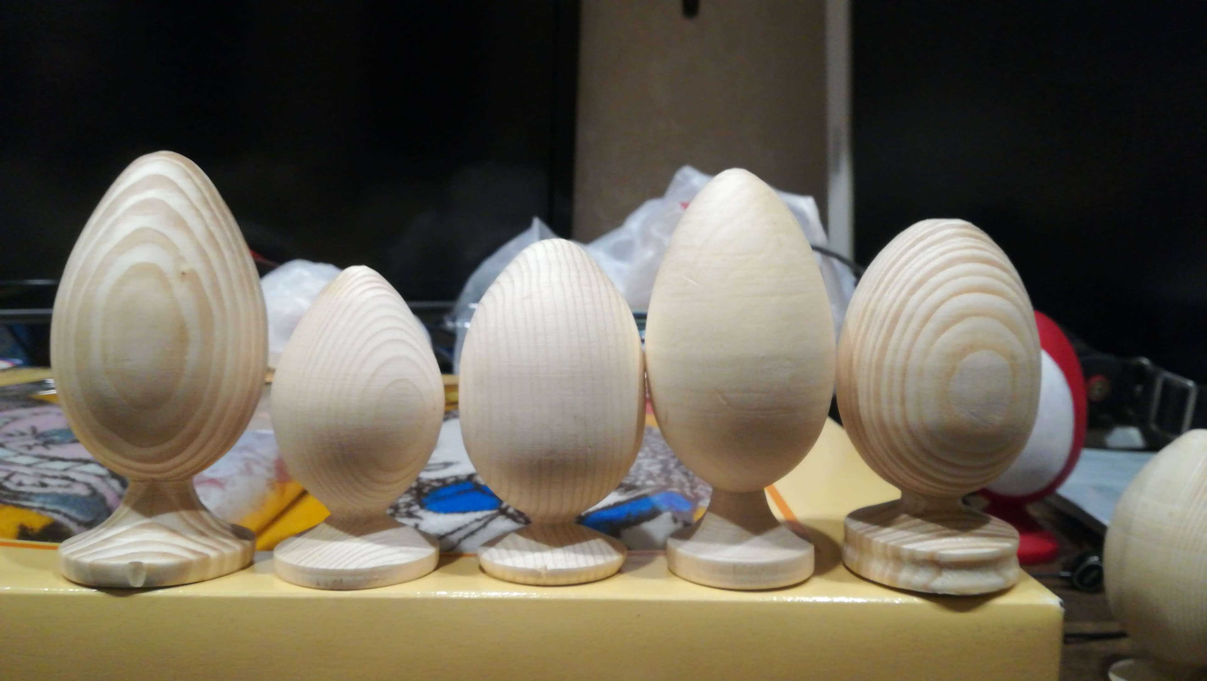 Фотография покупателя товара Яйцо пасхальное, деревянное, на подставке, декупаж, 11-10 х 6-5,5 см
