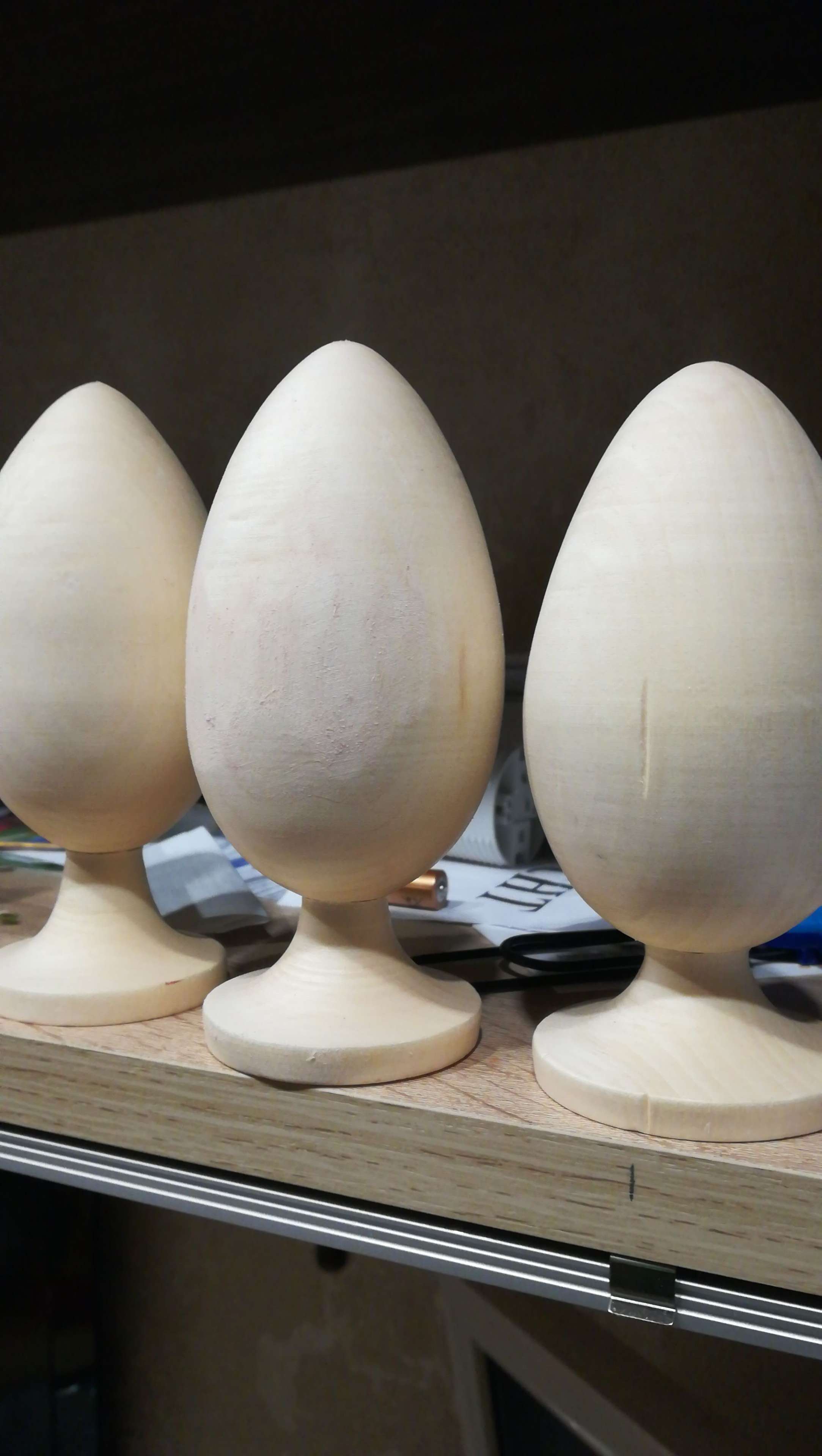 Фотография покупателя товара Яйцо пасхальное, деревянное, на подставке, декупаж, 11-10 х 6-5,5 см - Фото 3
