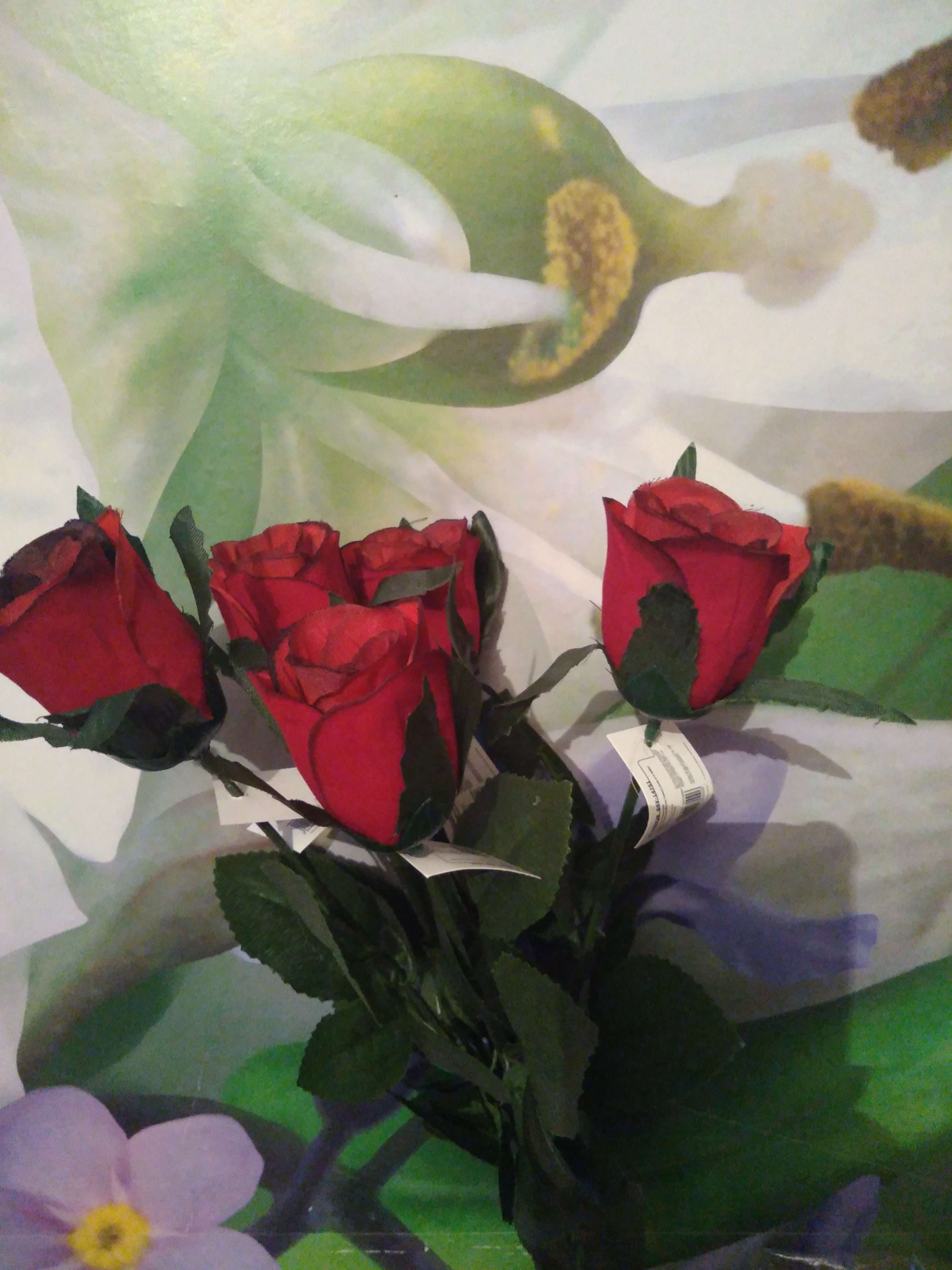 Фотография покупателя товара Цветы искусственные "Роза" 65 см d-5 см, микс - Фото 6