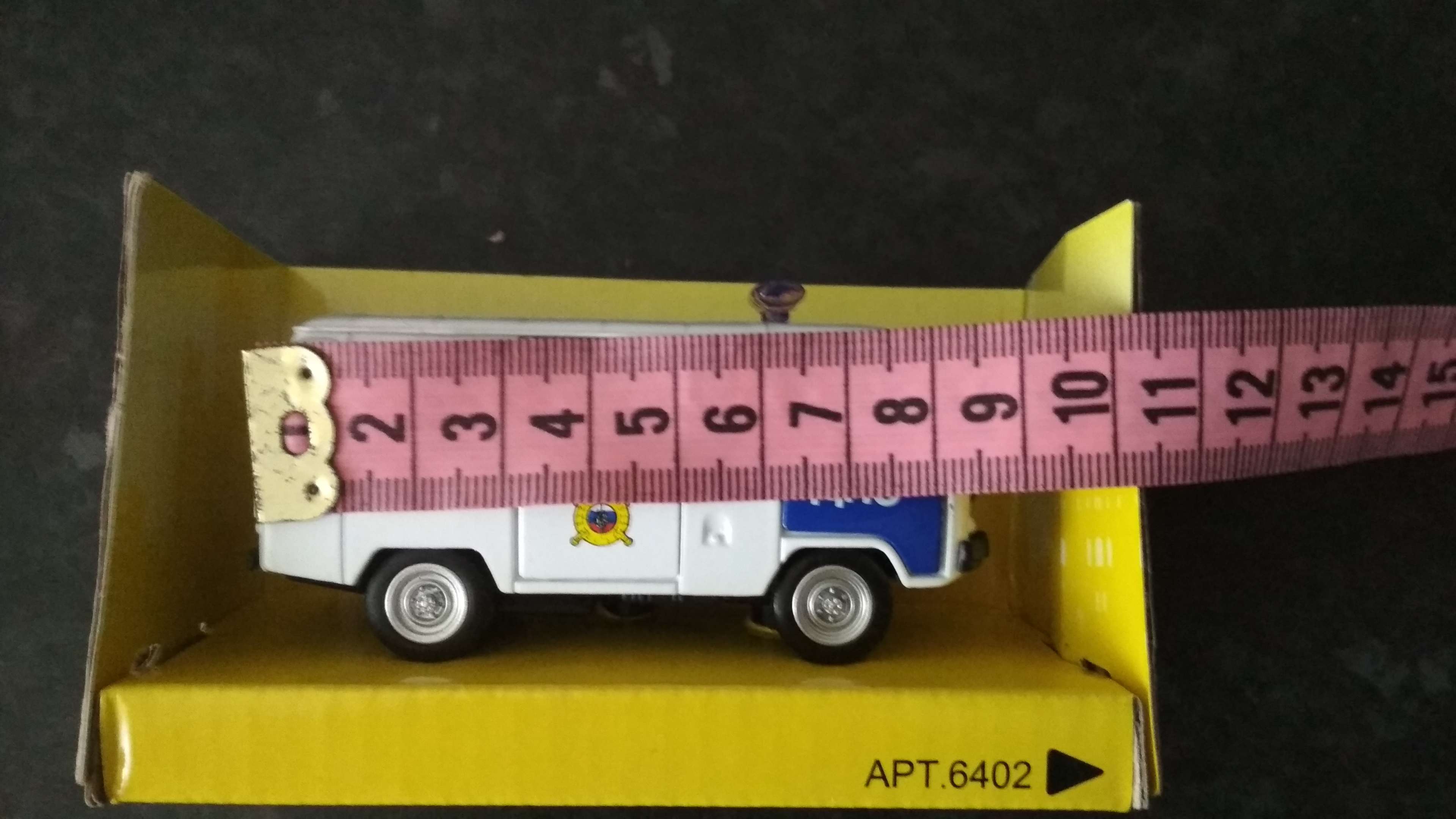 Фотография покупателя товара Машина металлическая «Микроавтобус ДПС», масштаб 1:50, инерция - Фото 1