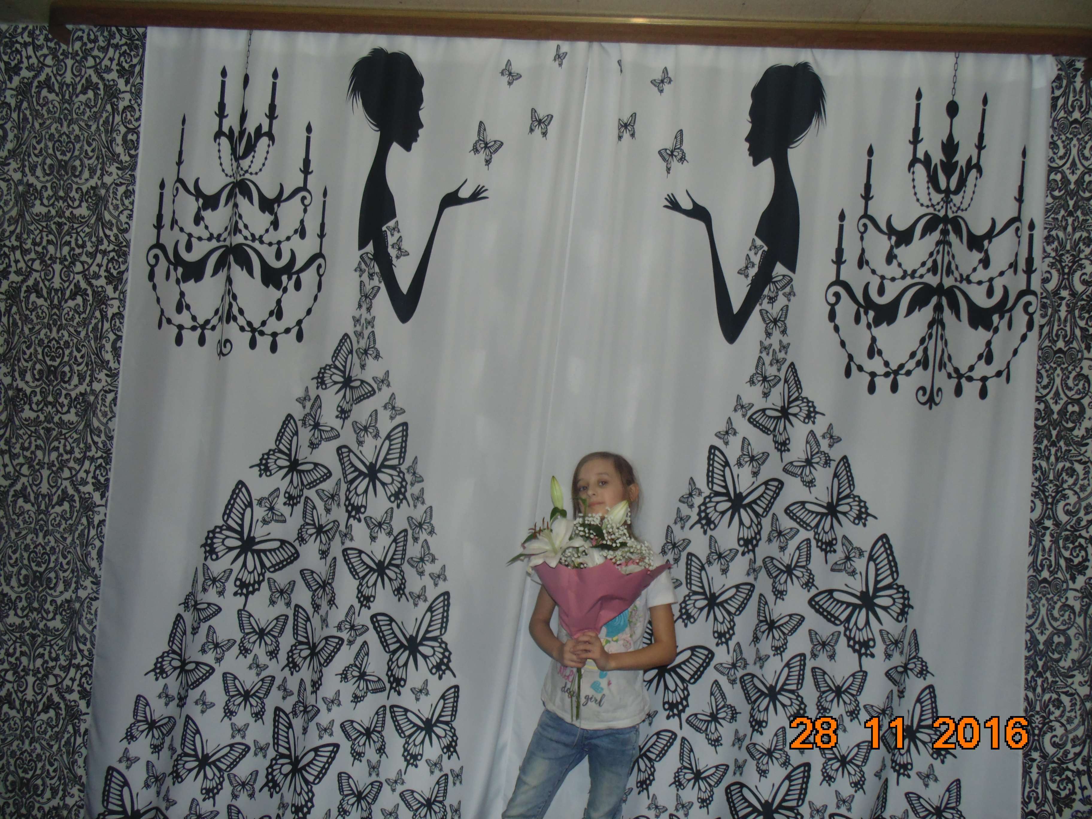 Фотография покупателя товара Фотошторы «Женщина из бабочек», размер 150х260 см, габардин