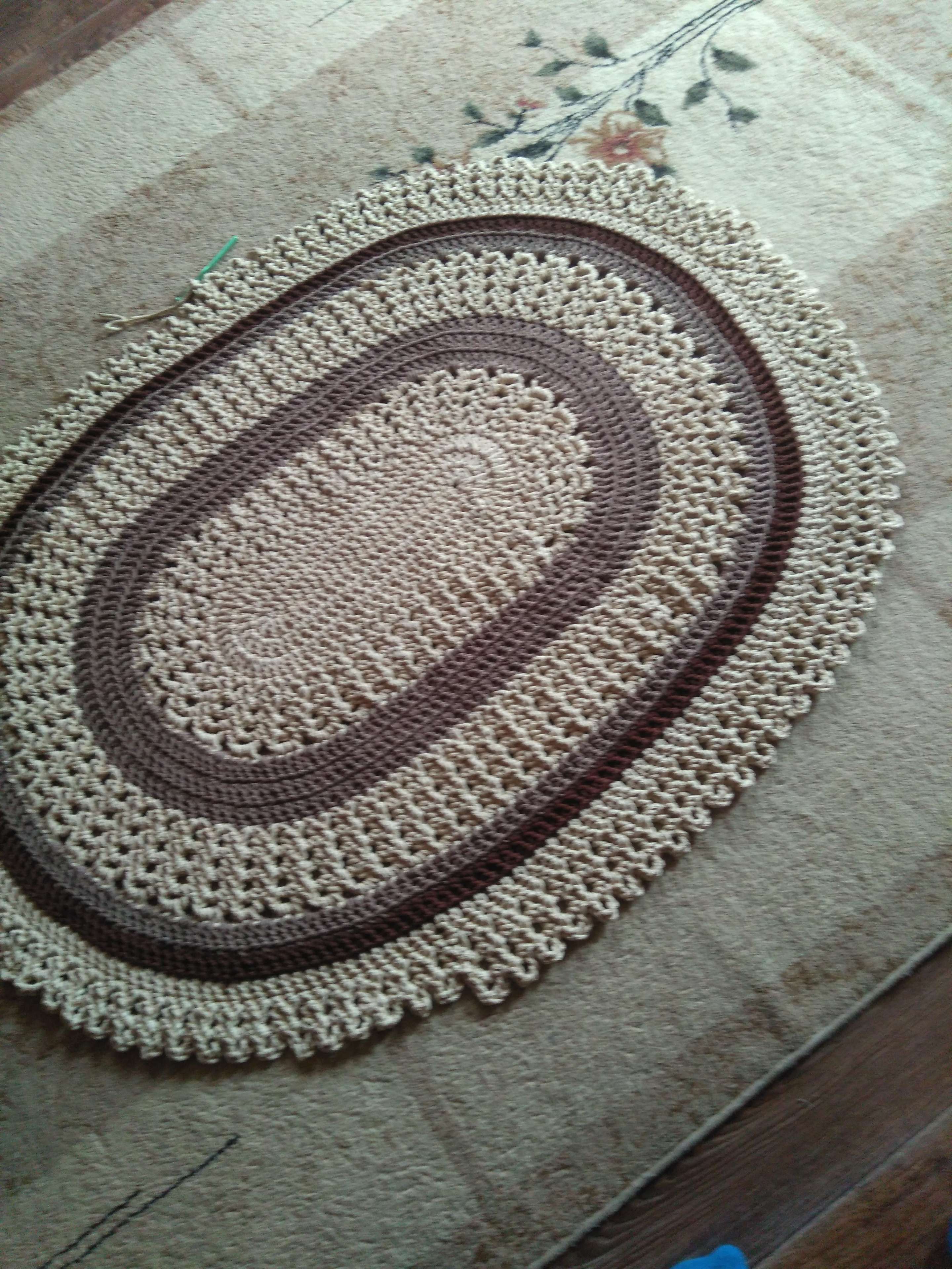 Фотография покупателя товара Шнур для вязания с сердечником 100% полиэфир, ширина 5 мм 100м/550гр (134 св. розовый)