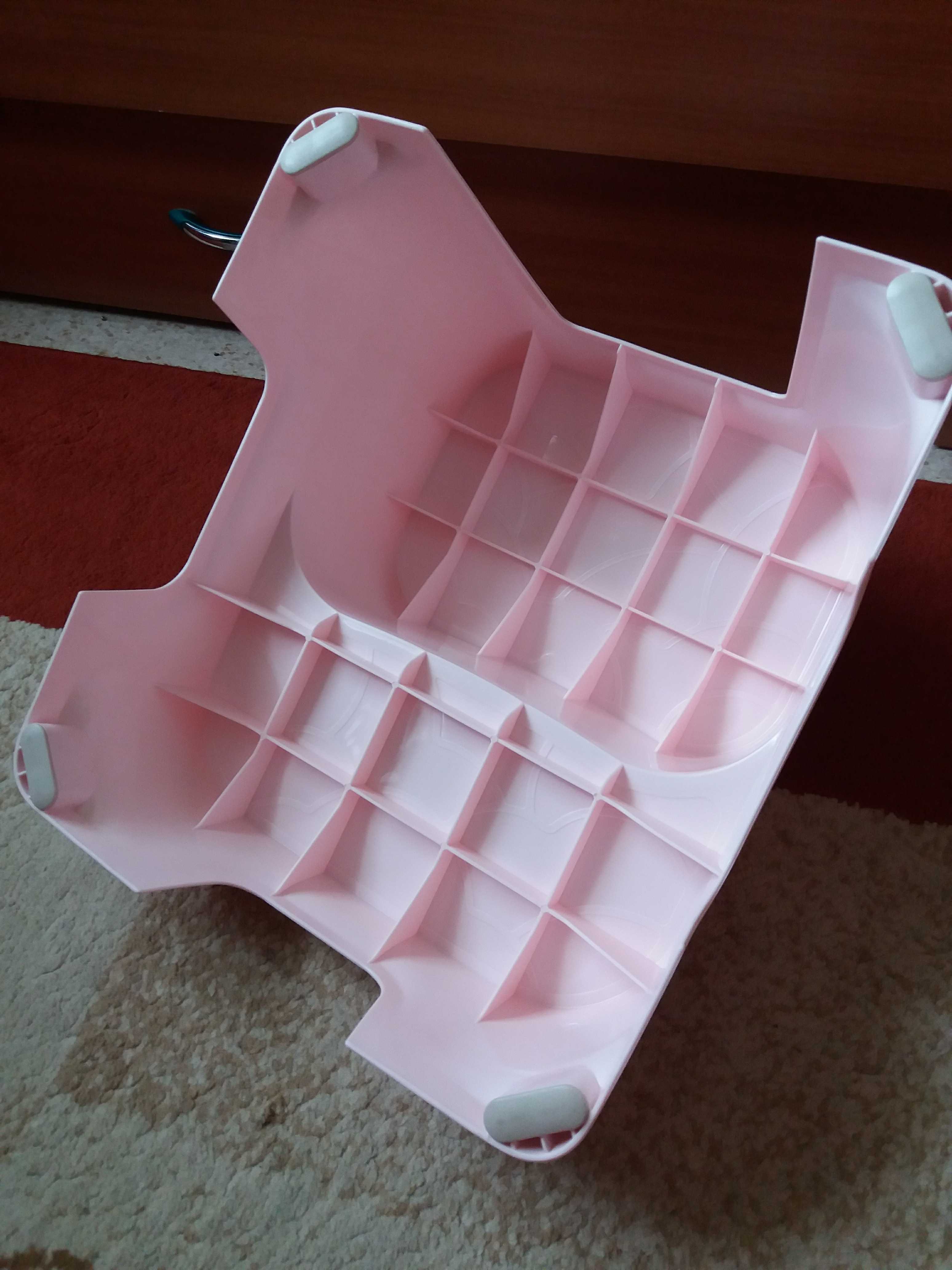 Фотография покупателя товара Табурет-подставка детский, цвет светло-розовый - Фото 5