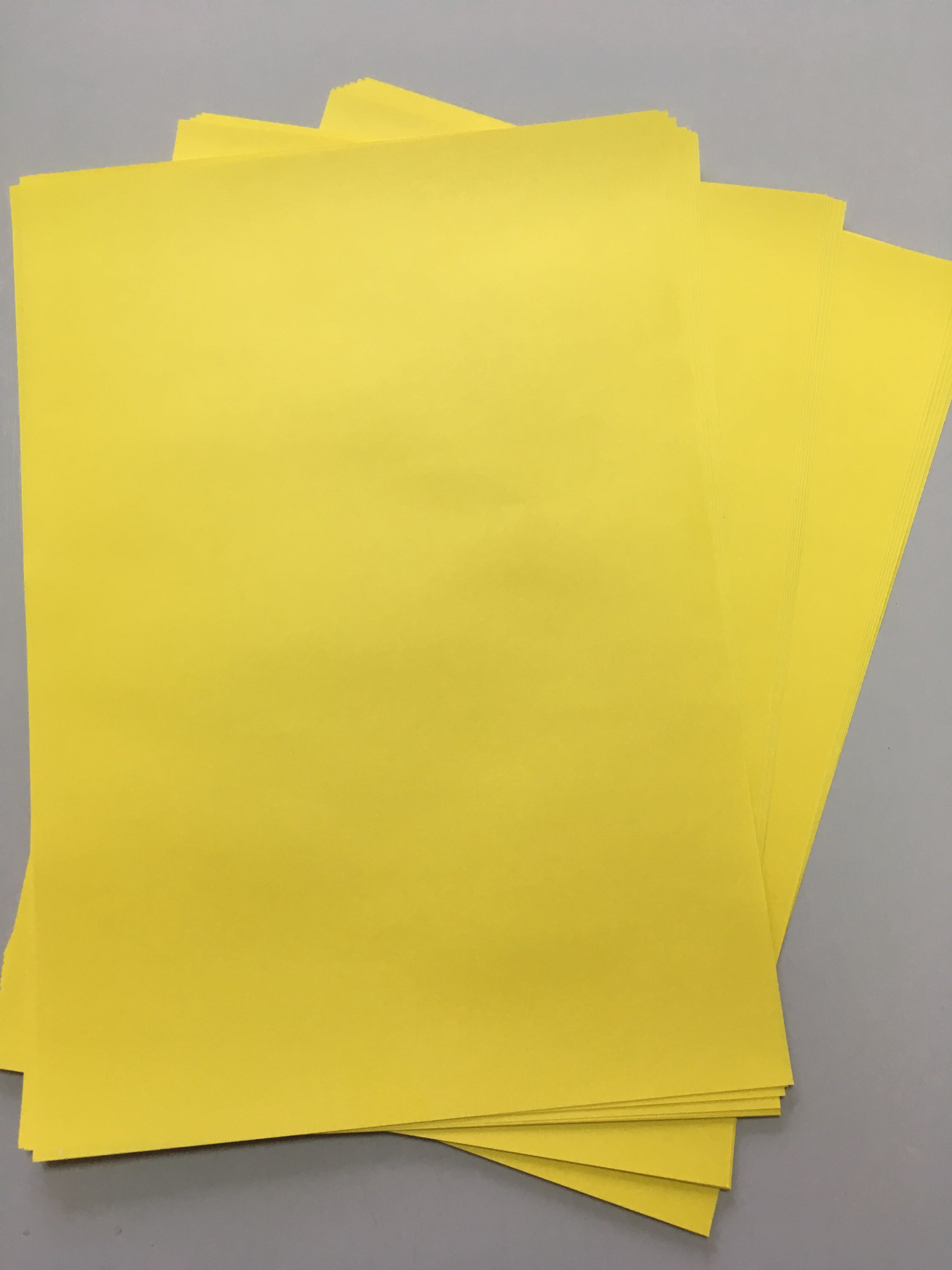 Фотография покупателя товара Бумага цветная А4, 500 листов "Палитра колор" Интенсив, желтая, 80 г/м² - Фото 1