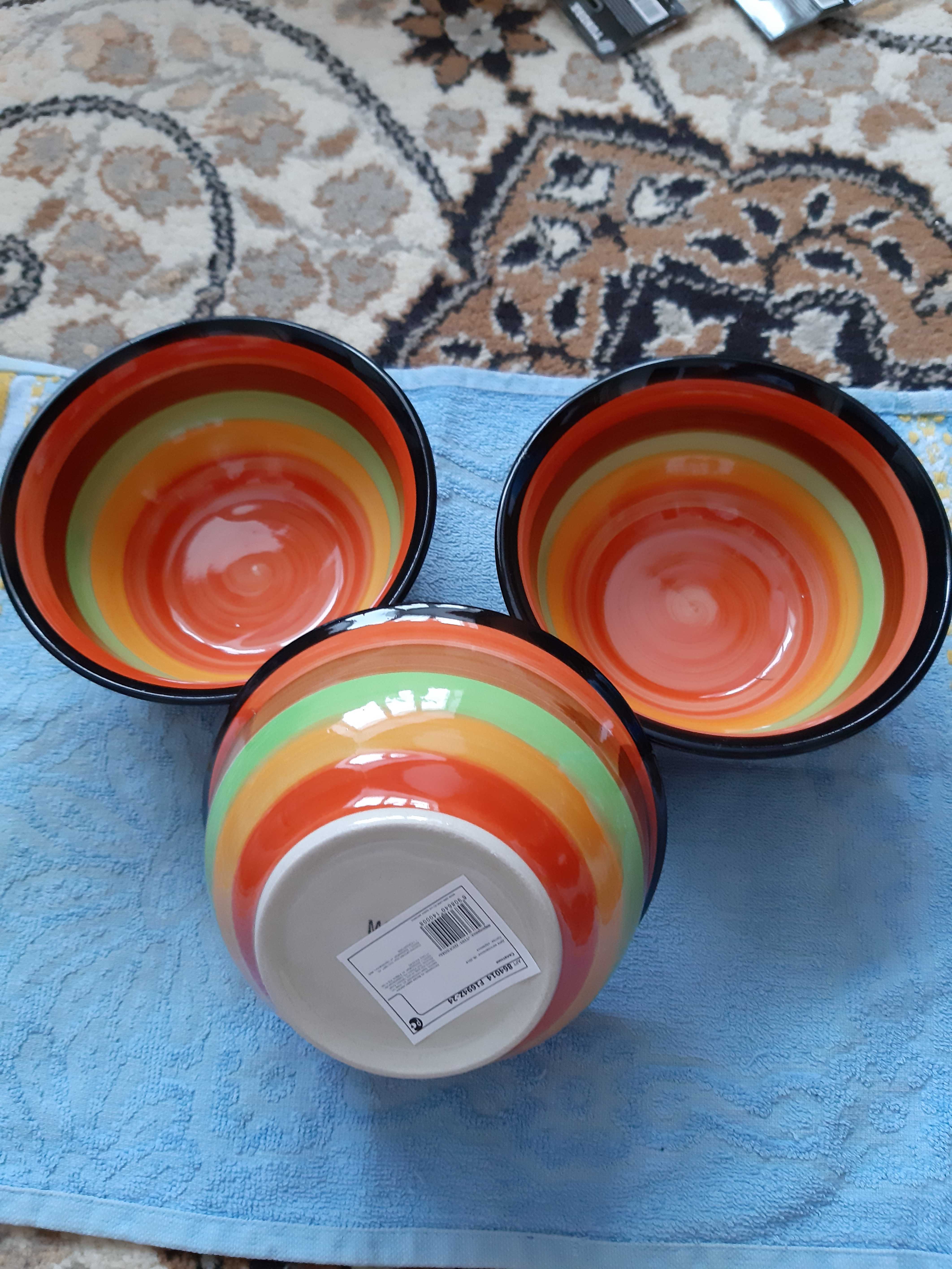 Фотография покупателя товара Миска керамическая Доляна «Индия», 300 мл, d=11 см, цвет оранжевый - Фото 6