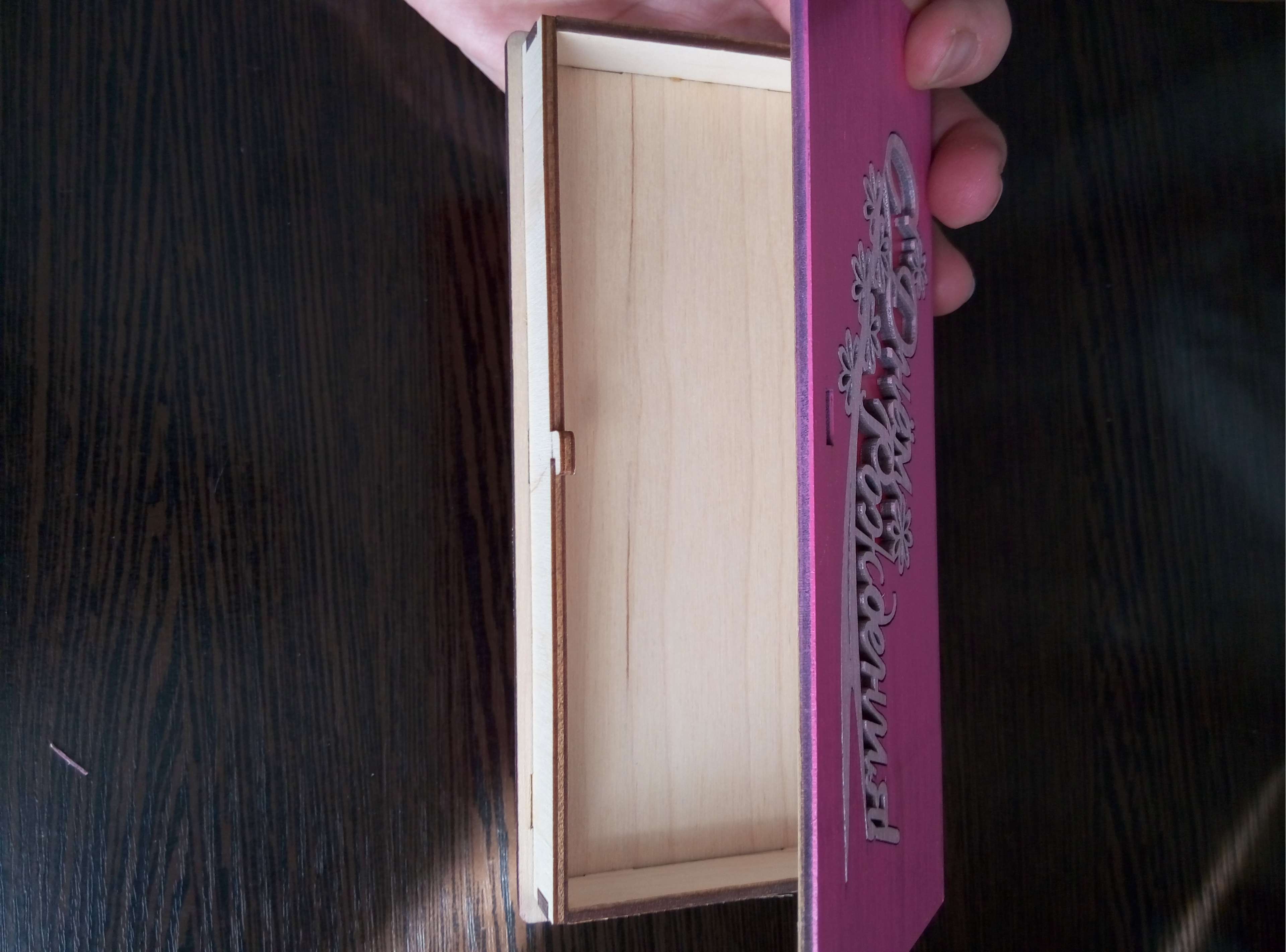 Фотография покупателя товара Конверт деревянный "С Днём Рождения!" розовый, цветы, 17 х 8,5 х 2 см - Фото 2