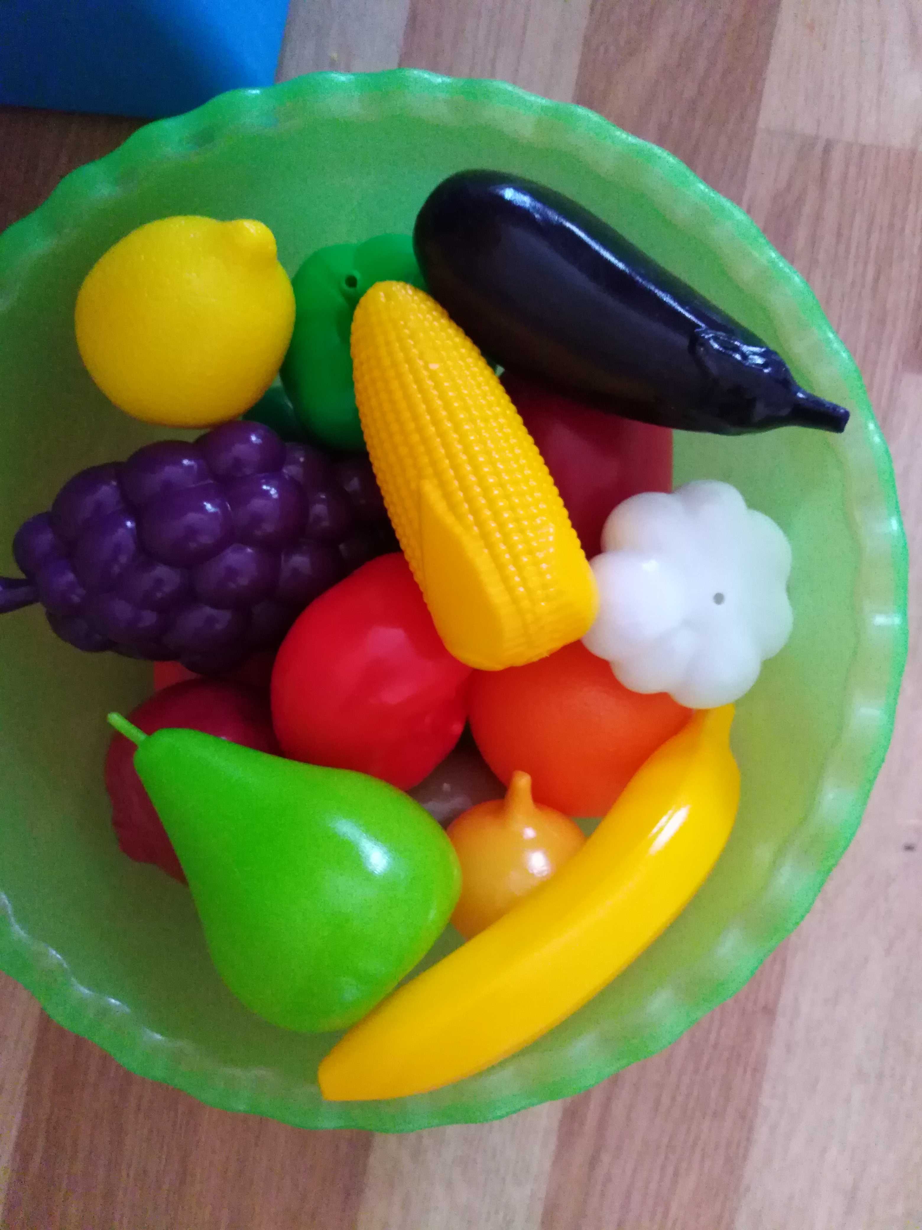 Фотография покупателя товара Игровой набор продуктов «Фрукты и овощи», в сетке