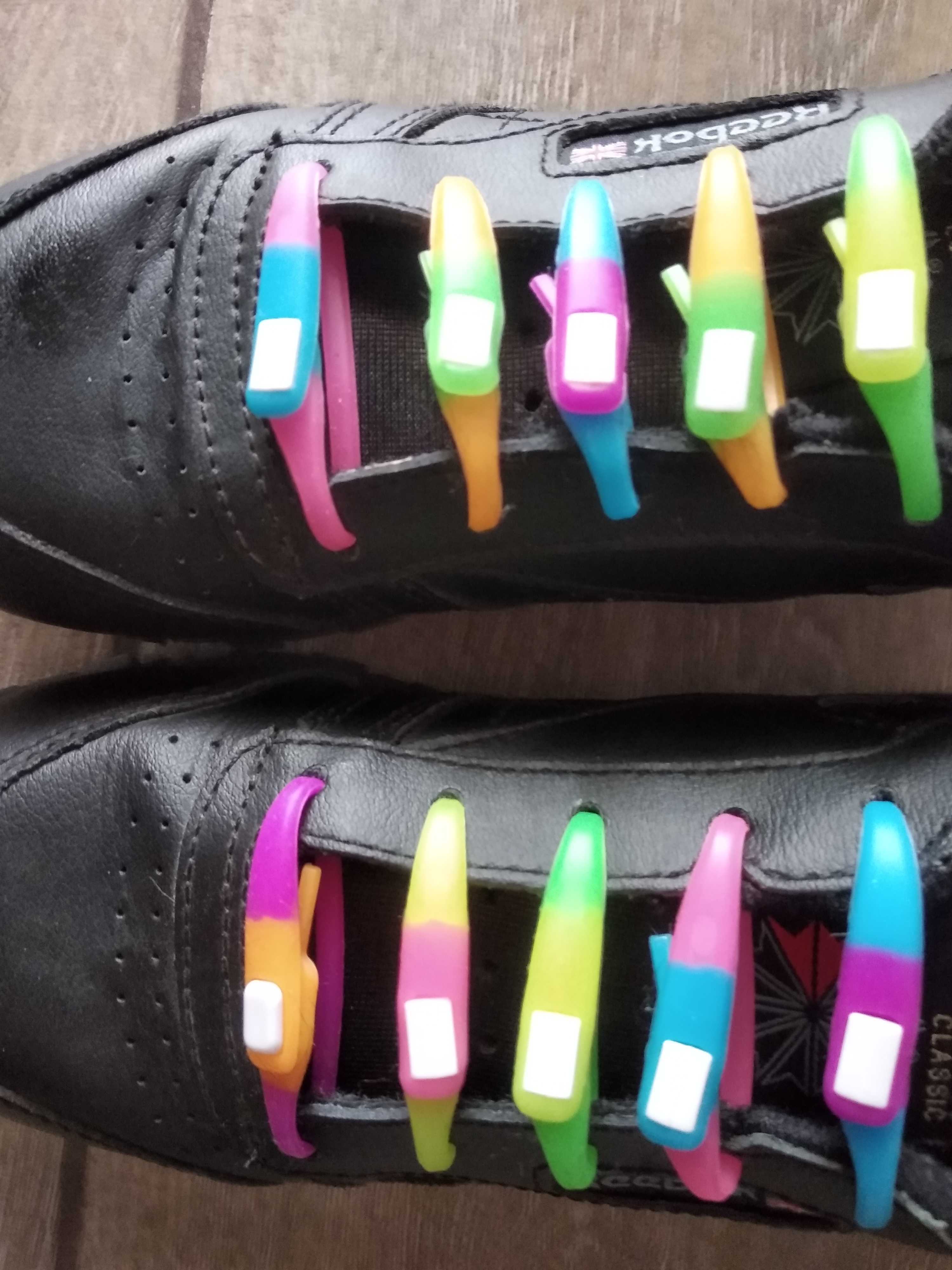 Фотография покупателя товара Резиновые шнурки, набор 6 шт., цвета МИКС - Фото 1