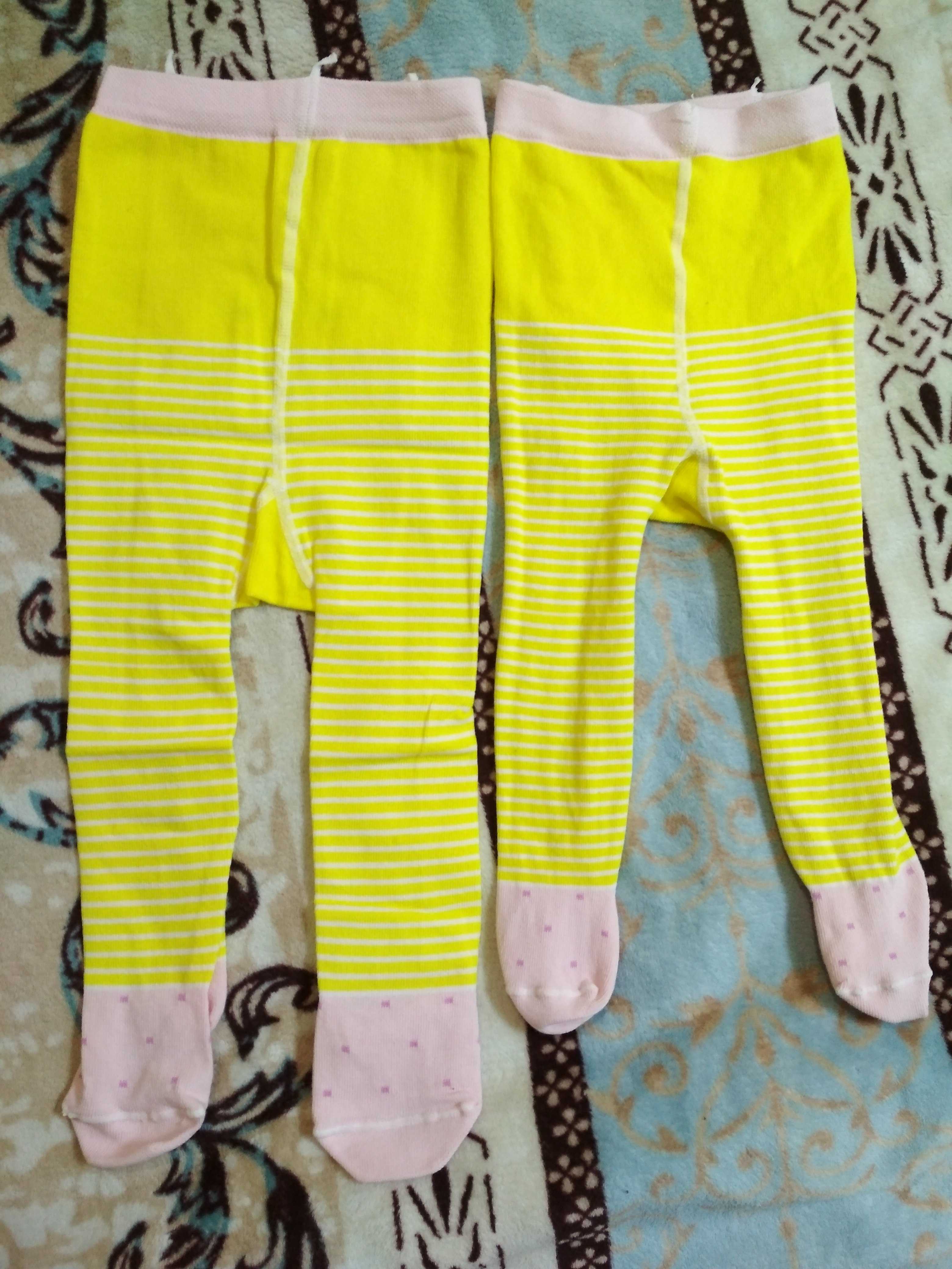 Фотография покупателя товара Колготки для девочки, цвет желтый, рост 68-74 см - Фото 1